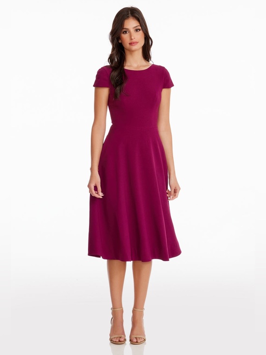 Dress the Population Dresses & Skirts - Dress The Population Dark Magenta Livia Dress Size S Nwot